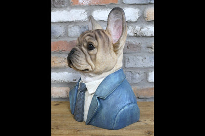 Large Frenchie Dog Bust