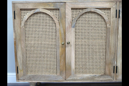 Large Rattan Sideboard