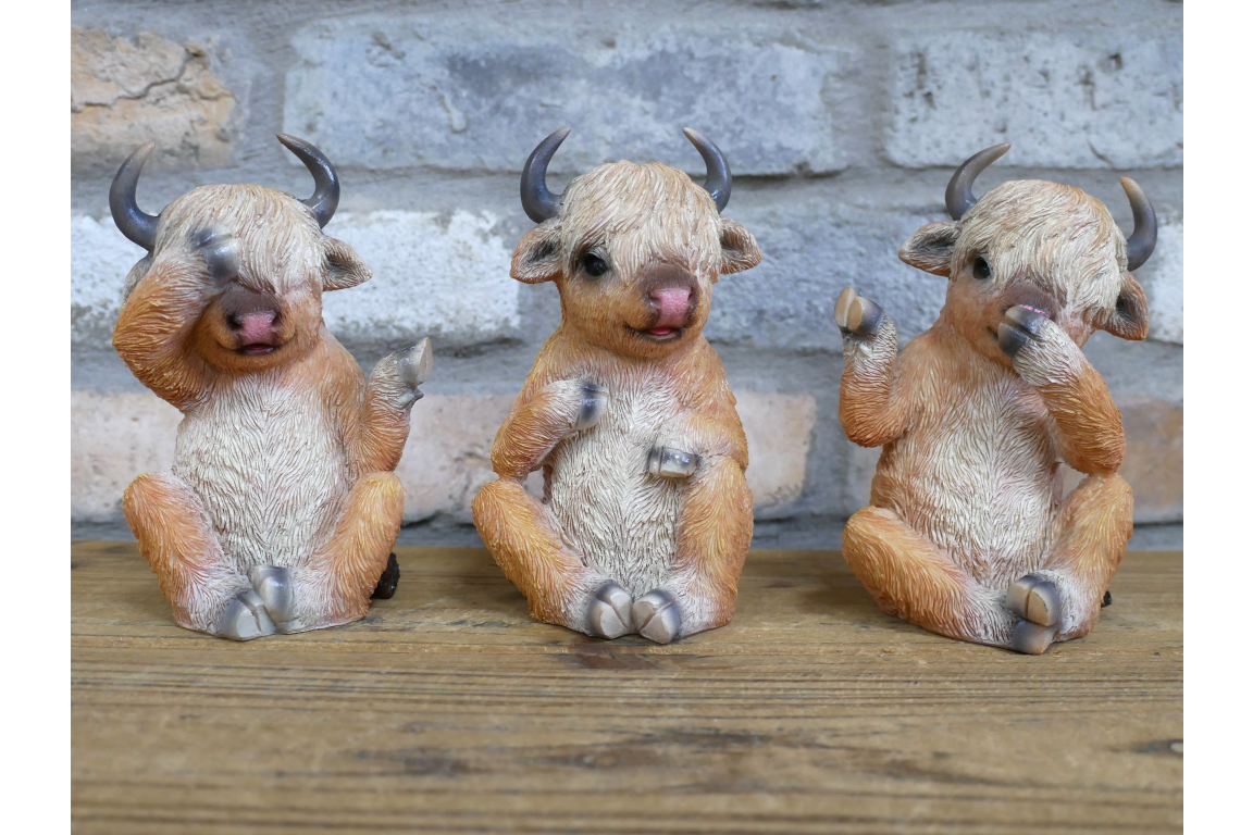 Who Done It Cows (Set of 3)