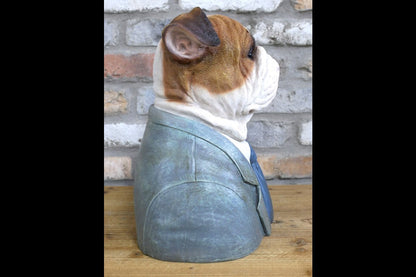 Large Bulldog Bust