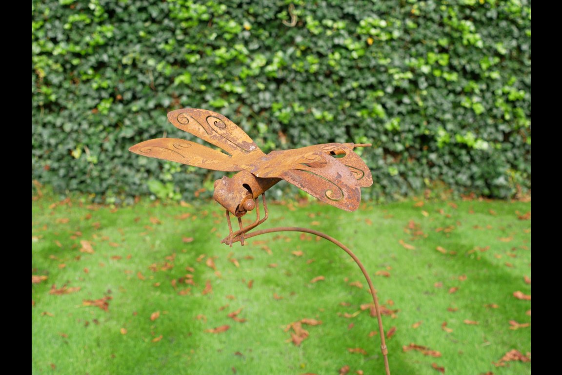 Rusty Dragonfly Stake