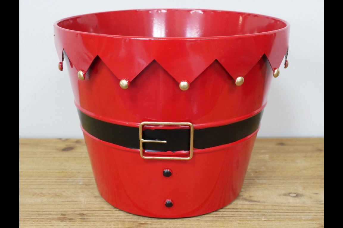 Set Of Two Santa Planters