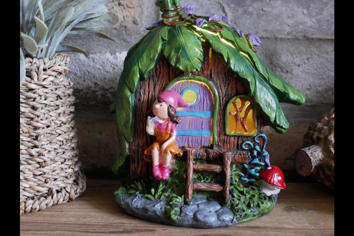 Fairy House With Solar Light