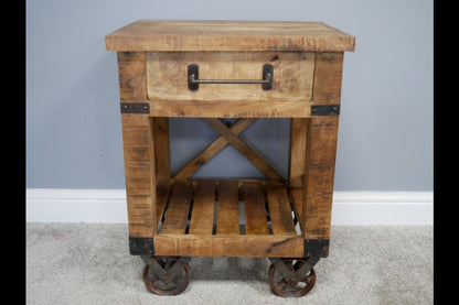 Industrial Bedside Cabinet