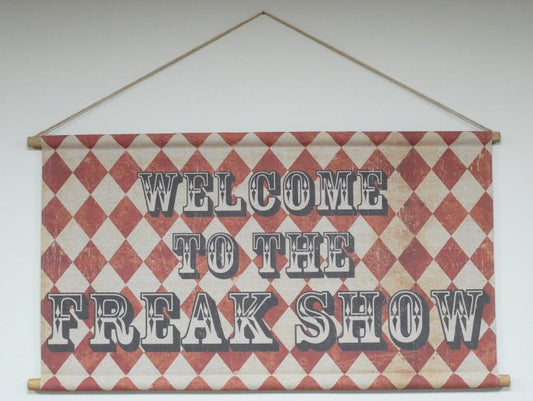 Wall Art - Freak Show Sign