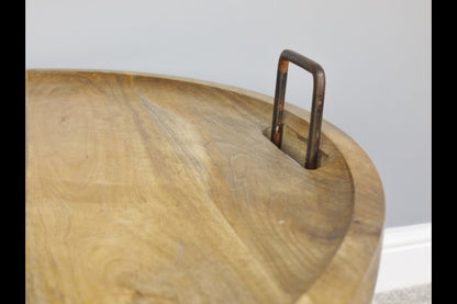 Basket With Wood Lid