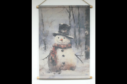 Canvas Wall Art - Snowman