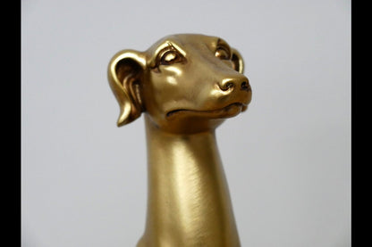 Golden Sitting Dog