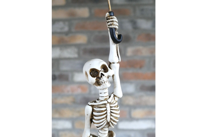 Skeleton With Flying Umbrella