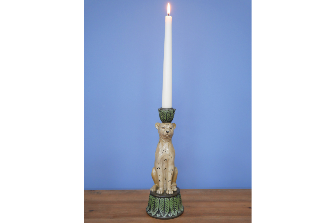 Leopard Candle Holder