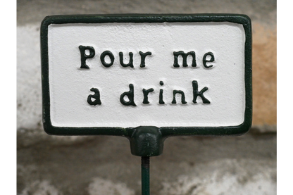 Plant Sign - Pour Me A Drink