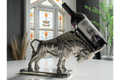 Bull Bottle Holder With Base
