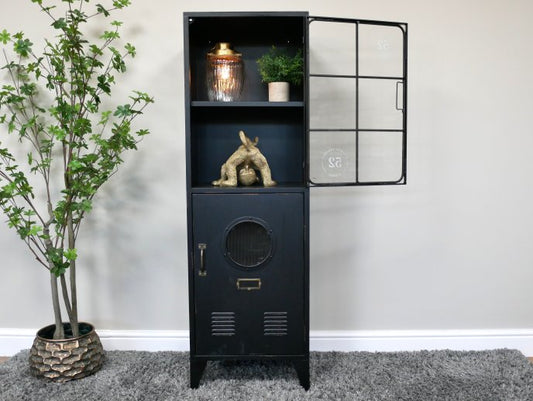 Black Industrial Cabinet