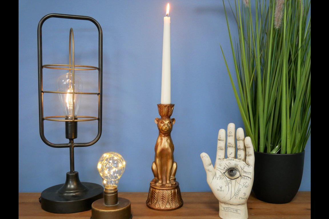 Leopard Candle Holder