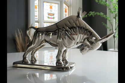 Bull Bottle Holder With Base