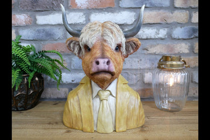 Large Cow Bust