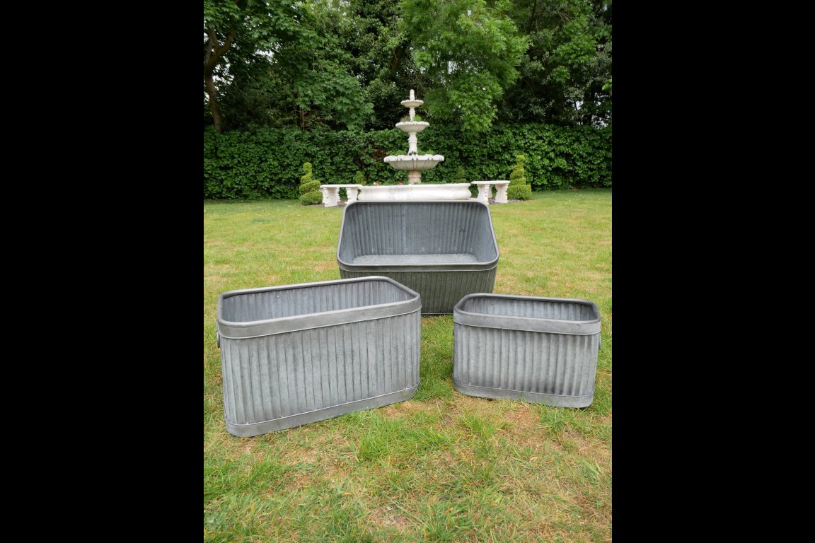 Set Of 3 Rectangle Tubs