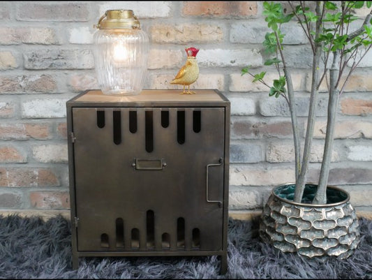 Industrial Bedside Cabinet