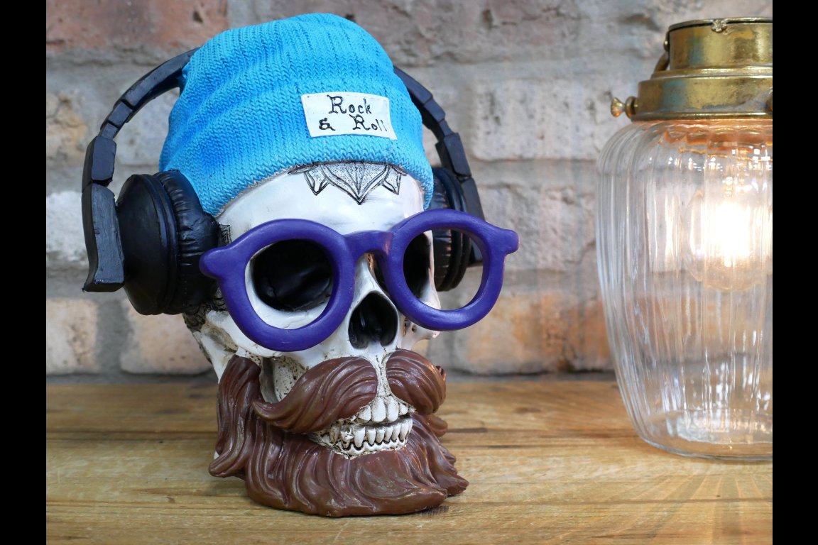 Skull With Headphones
