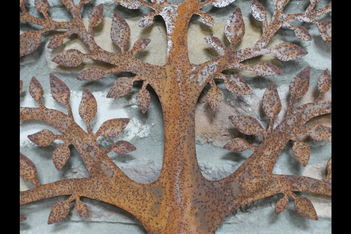 Rusty Tree Wall Decoration