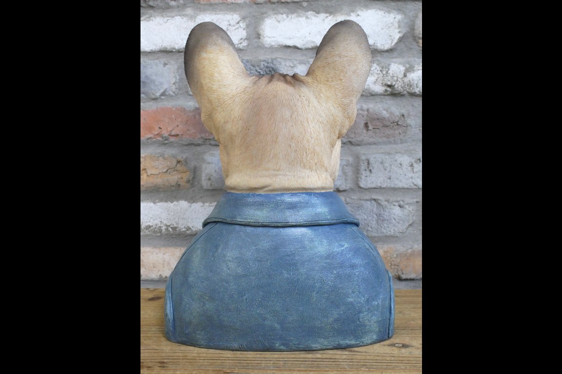 Large Frenchie Dog Bust