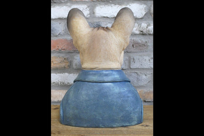 Large Frenchie Dog Bust