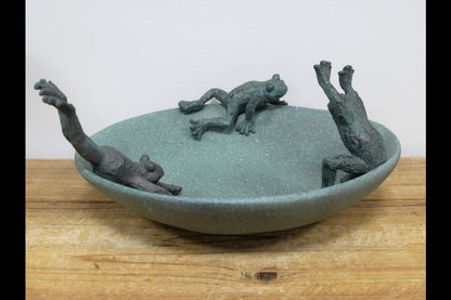 Frog Bird Feeder / Bath