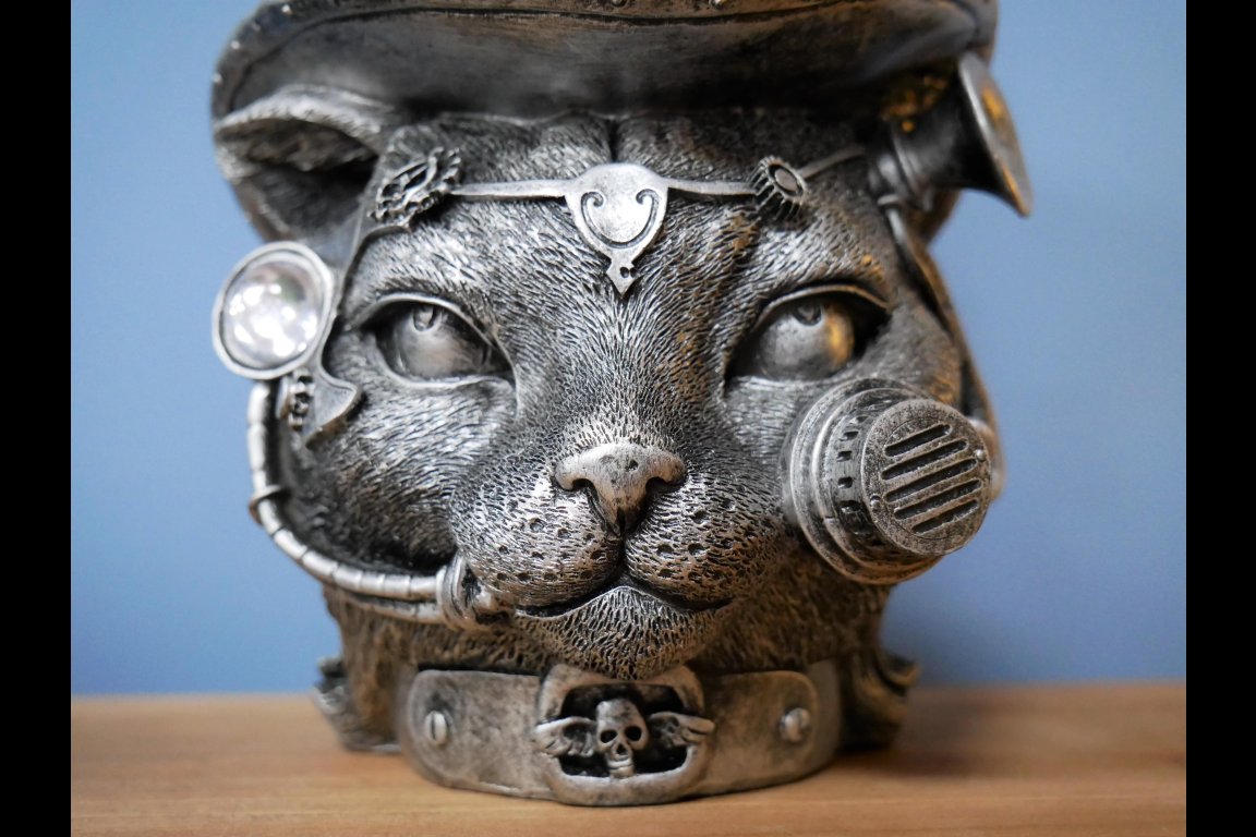 Steampunk Cat Head