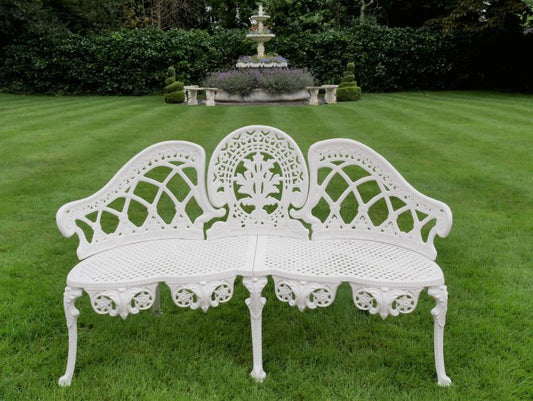 Aluminium Bench - White Finish