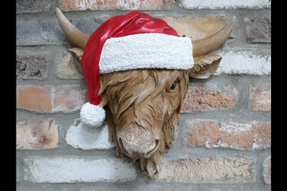 Christmas Cow Wall Decoration