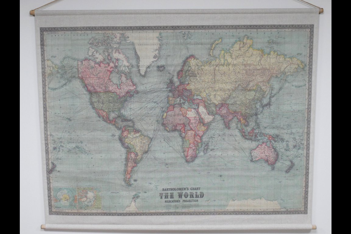 Canvas Wall Art - World Map