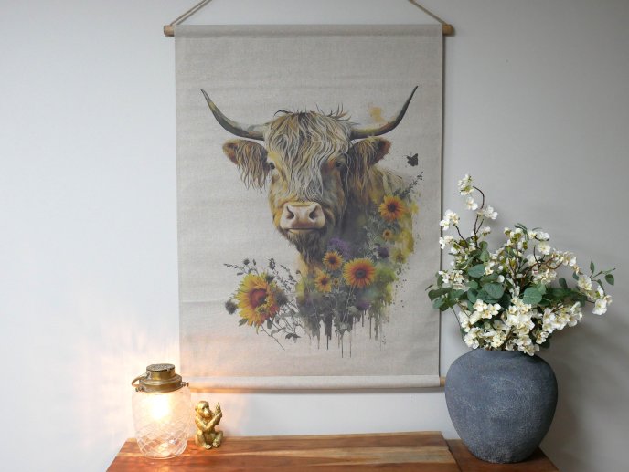 Canvas Wall Art - Cow