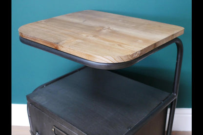 Industrial Bedside Cabinet