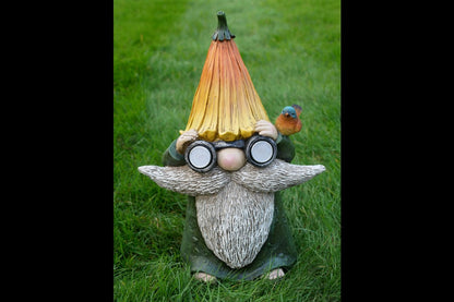 Gnome With Solar Lights