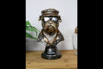Smoking Bulldog Bust