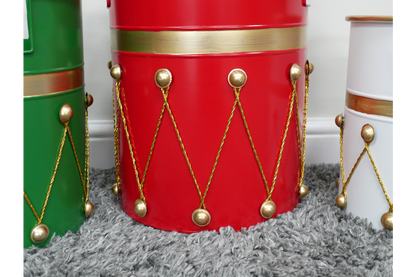 Set Of 3 Drum Bins / Planters