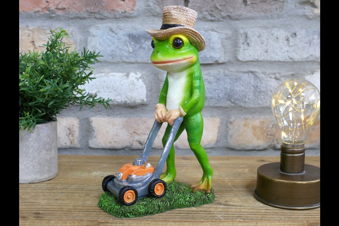 Mowing frog