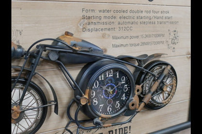 Motorbike Clock