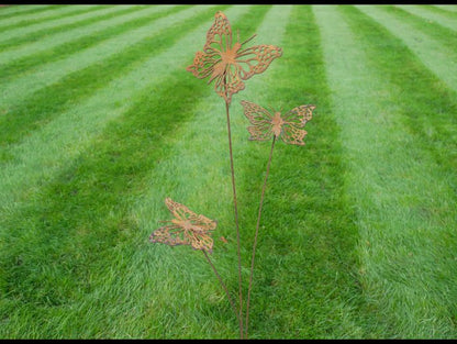 Rusty Butterflies Stake