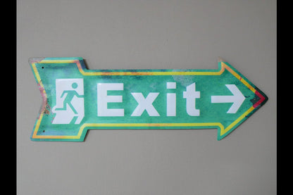 Sign (Exit)