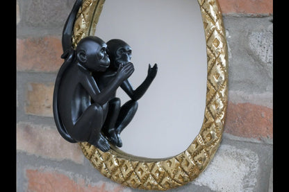 Pineapple Monkey Mirror