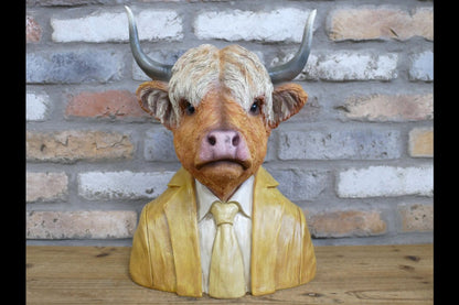 Large Cow Bust