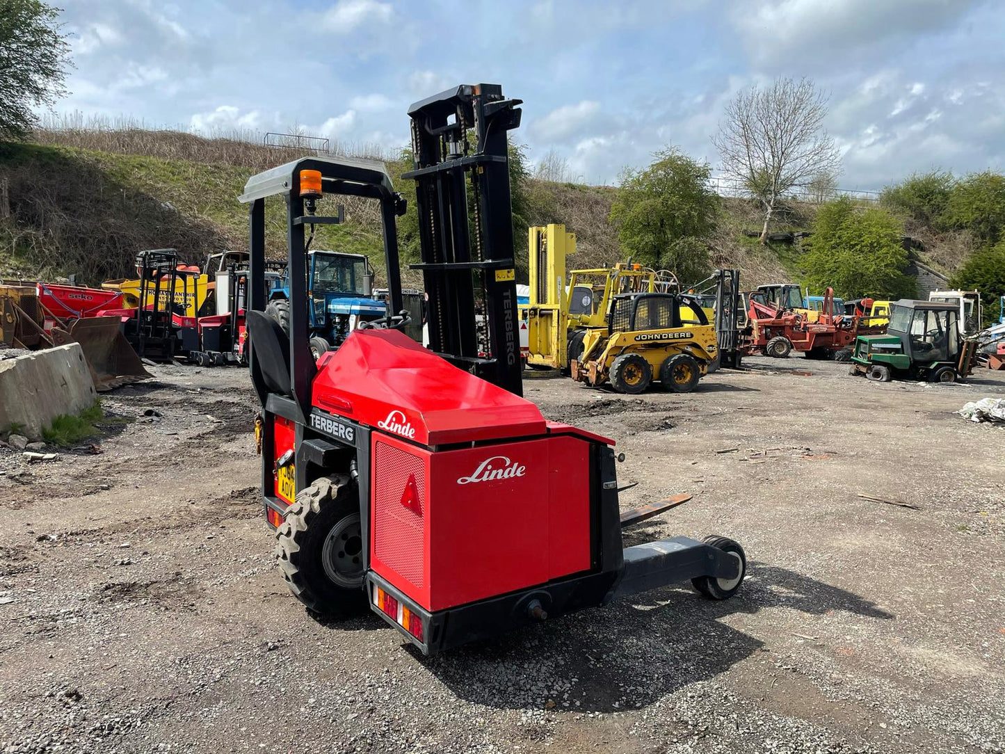 2014/64 Linde Terberg Kinglifter TKL-MC-1x3 Truck Mounted Forklift, Low And Genuine Hours!