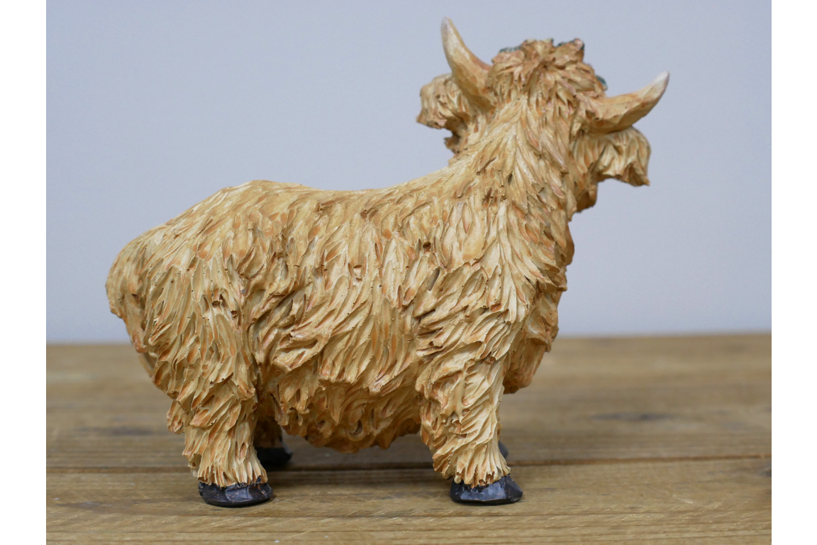 Highland Cow With Flower Headband