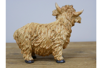 Highland Cow With Flower Headband