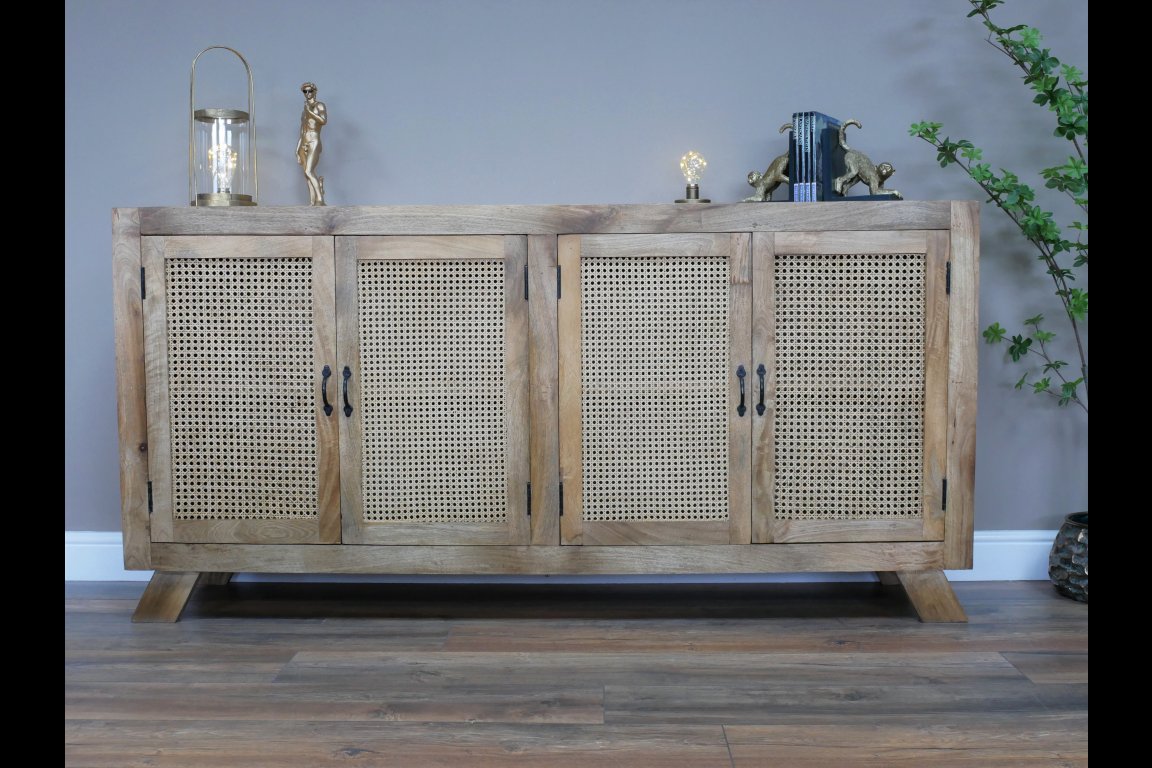 Rattan Large Sideboard