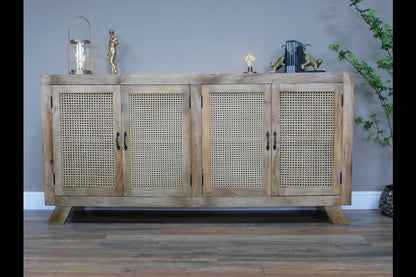 Rattan Large Sideboard