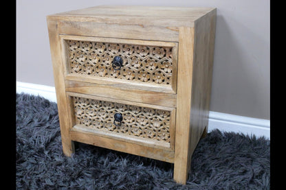 2 Drawer Bedside Cabinet