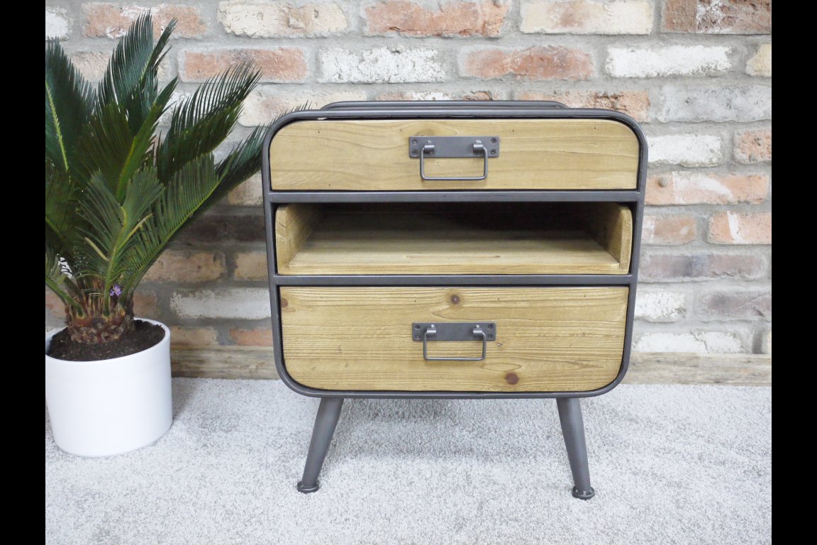 Retro Industrial Cabinet