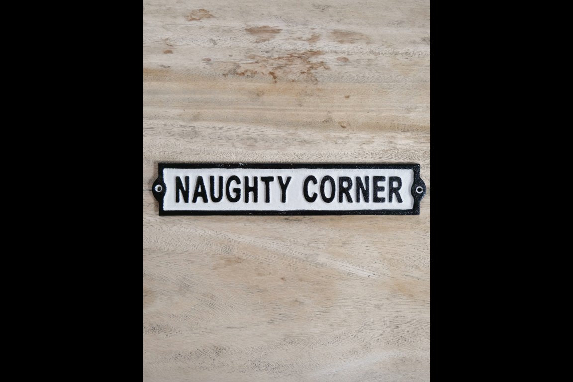 Sign (naughty corner)